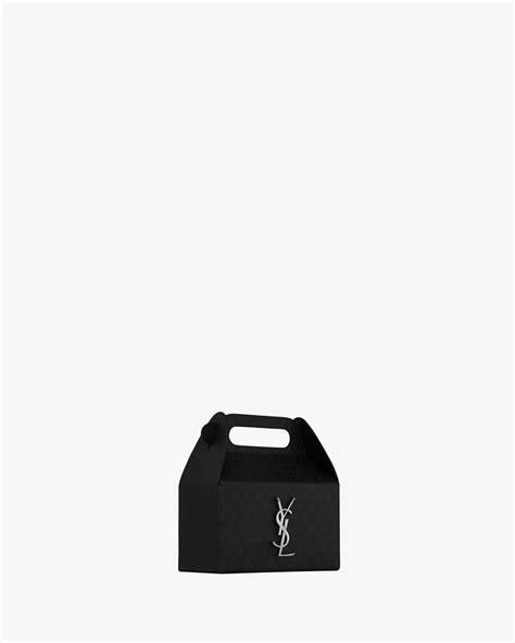 ysl take away box|saint laurent calfskin monogram.